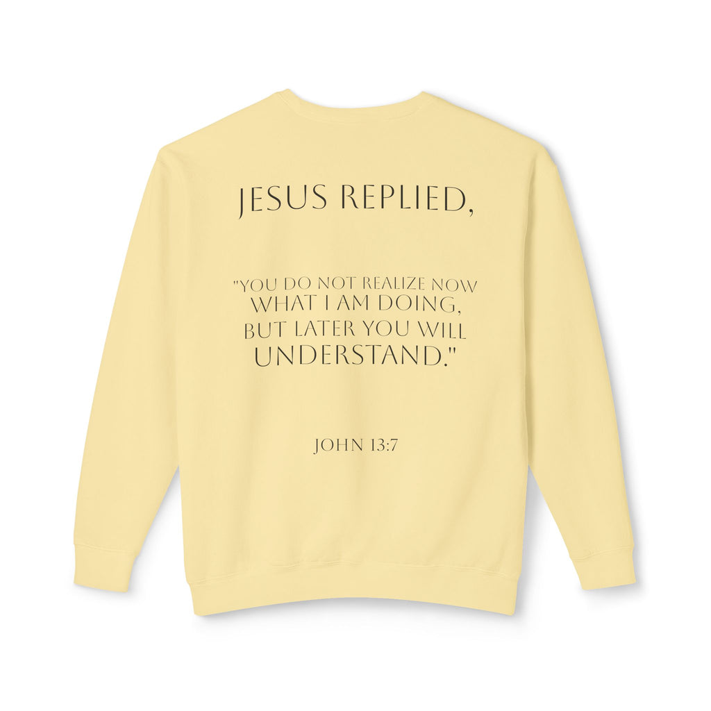 Inspirational Unisex Lightweight Crewneck Sweatshirt - Faithful Reminder, Cozy Gift, Versatile Layer, Everyday Inspirational Wear, [...]