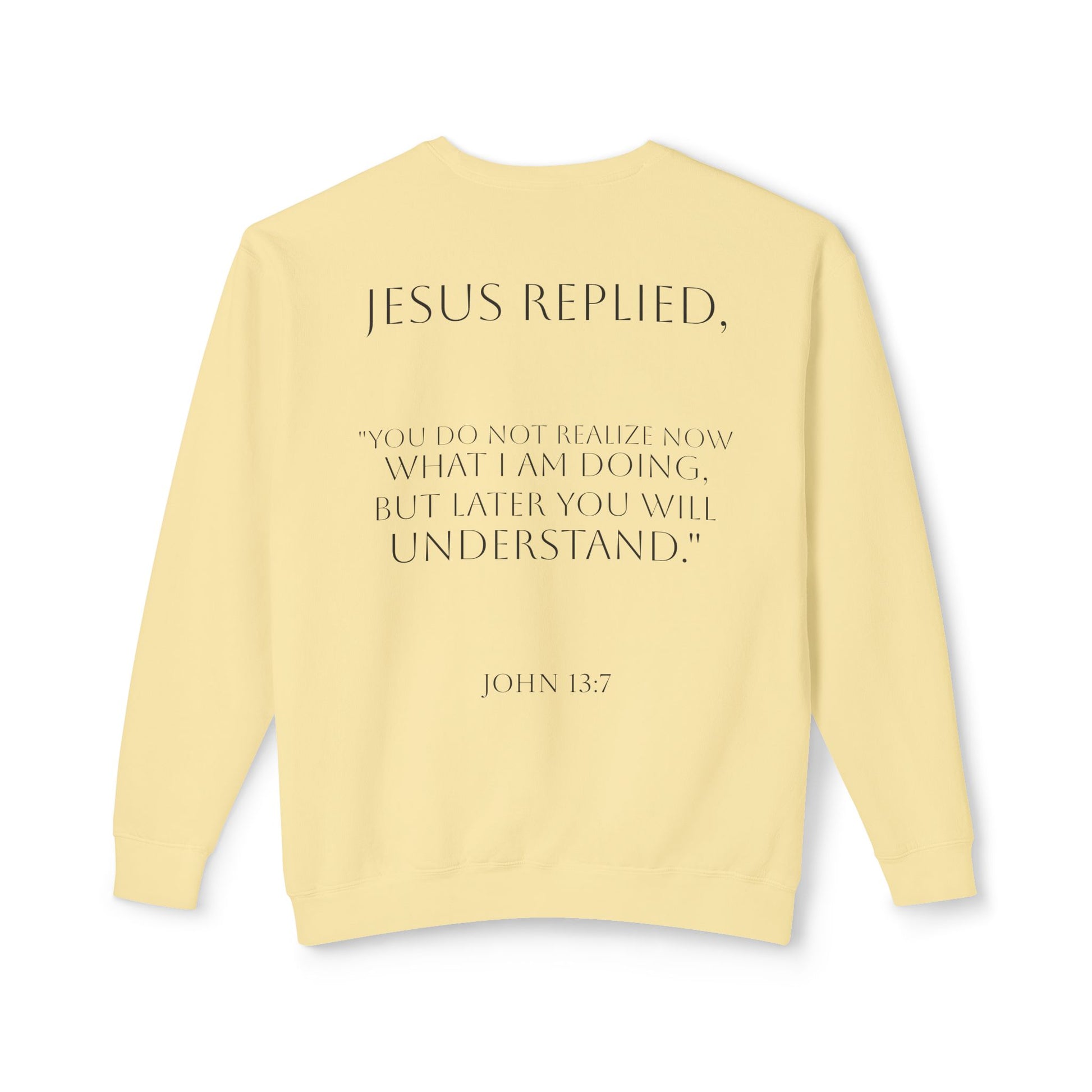 Inspirational Unisex Lightweight Crewneck Sweatshirt - Faithful Reminder, Cozy Gift, Versatile Layer, Everyday Inspirational Wear, [...]