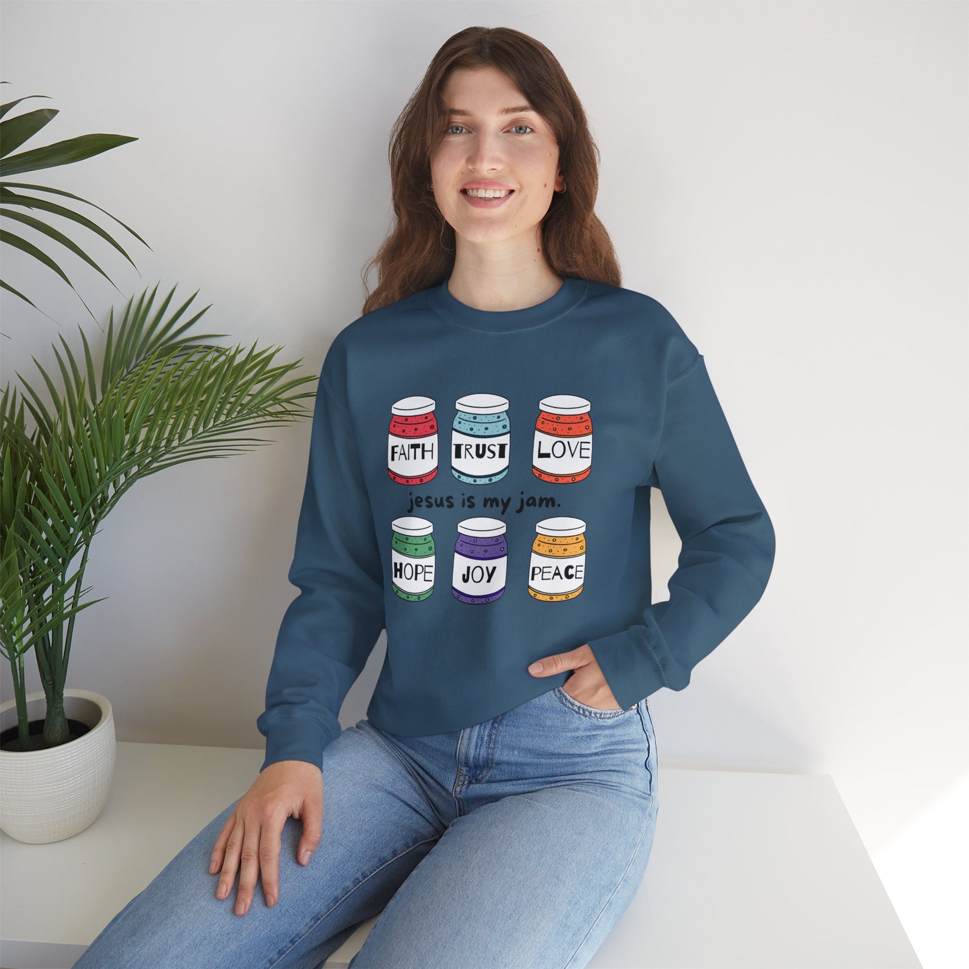 Jesus is My Jam Crew Neck Sweater
