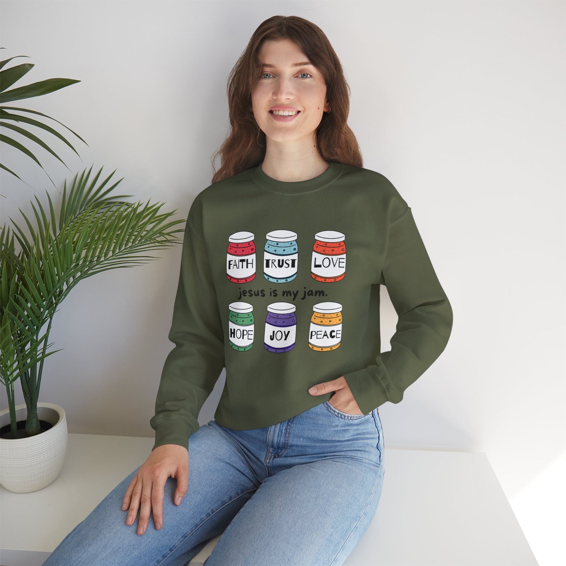 Jesus is My Jam Crew Neck Sweater