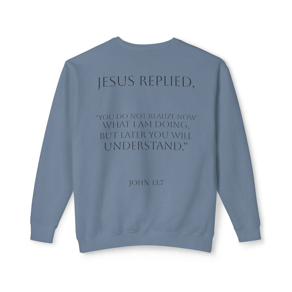 Inspirational Unisex Lightweight Crewneck Sweatshirt - Faithful Reminder, Cozy Gift, Versatile Layer, Everyday Inspirational Wear, [...]