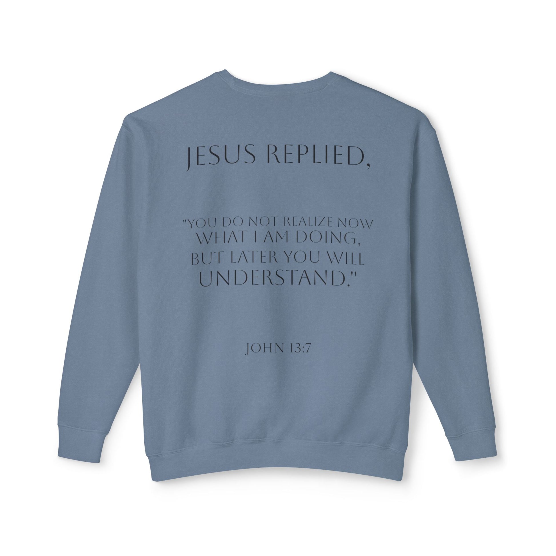 Inspirational Unisex Lightweight Crewneck Sweatshirt - Faithful Reminder, Cozy Gift, Versatile Layer, Everyday Inspirational Wear, [...]
