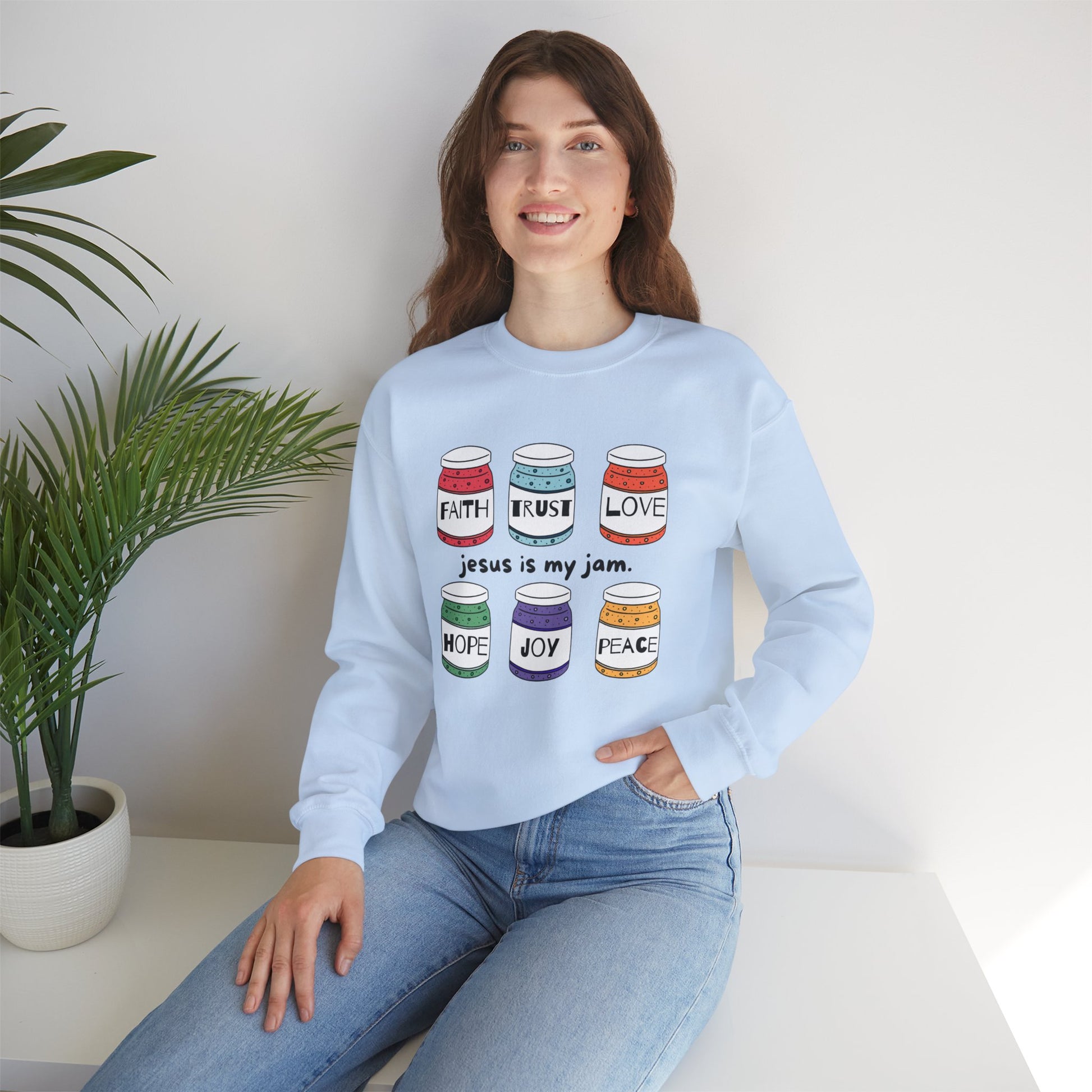 Jesus is My Jam Crew Neck Sweater