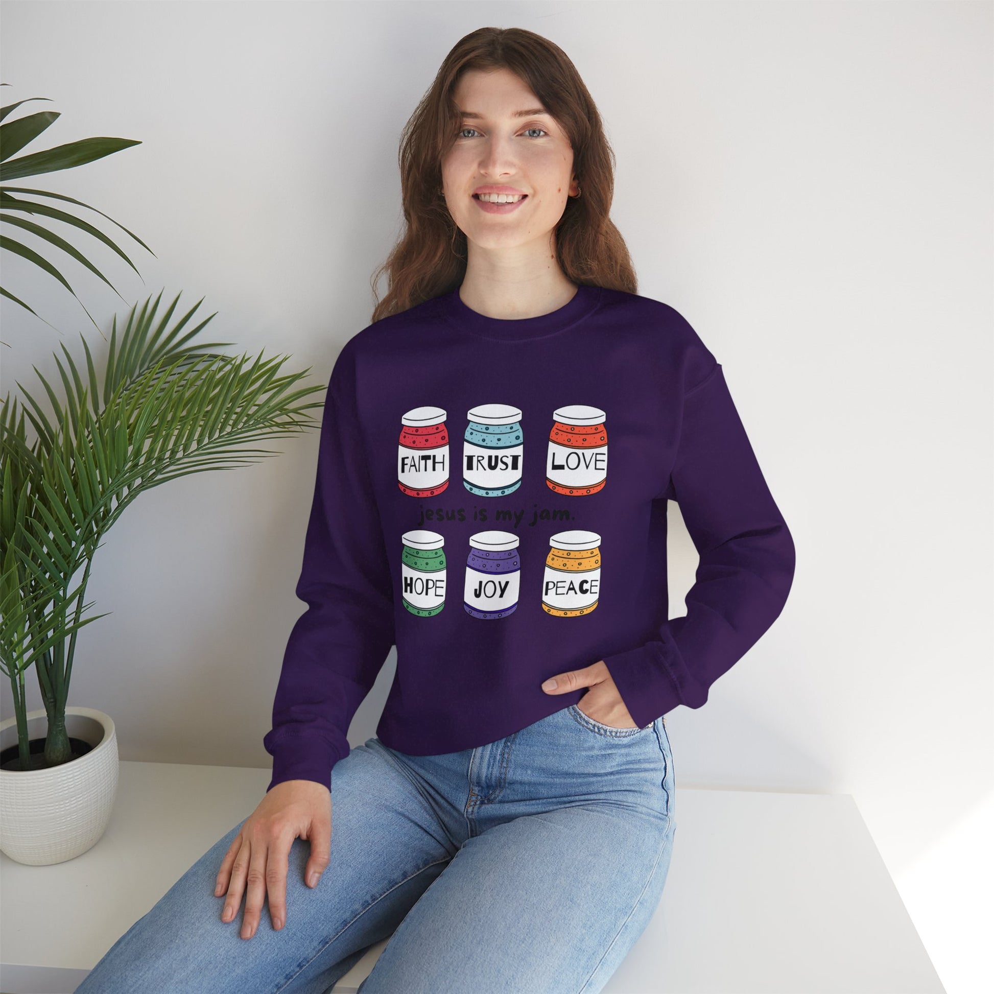 Jesus is My Jam Crew Neck Sweater