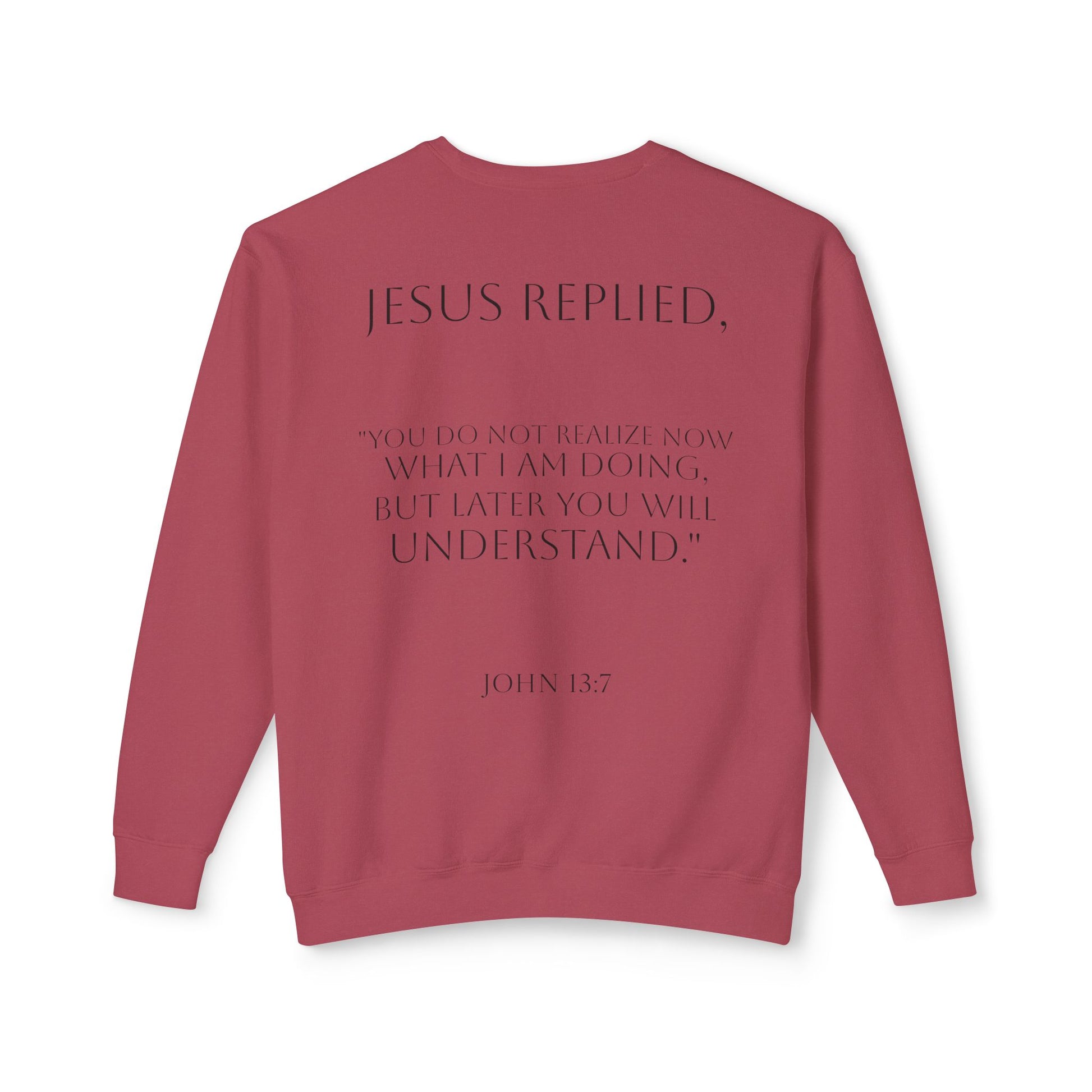 Inspirational Unisex Lightweight Crewneck Sweatshirt - Faithful Reminder, Cozy Gift, Versatile Layer, Everyday Inspirational Wear, [...]