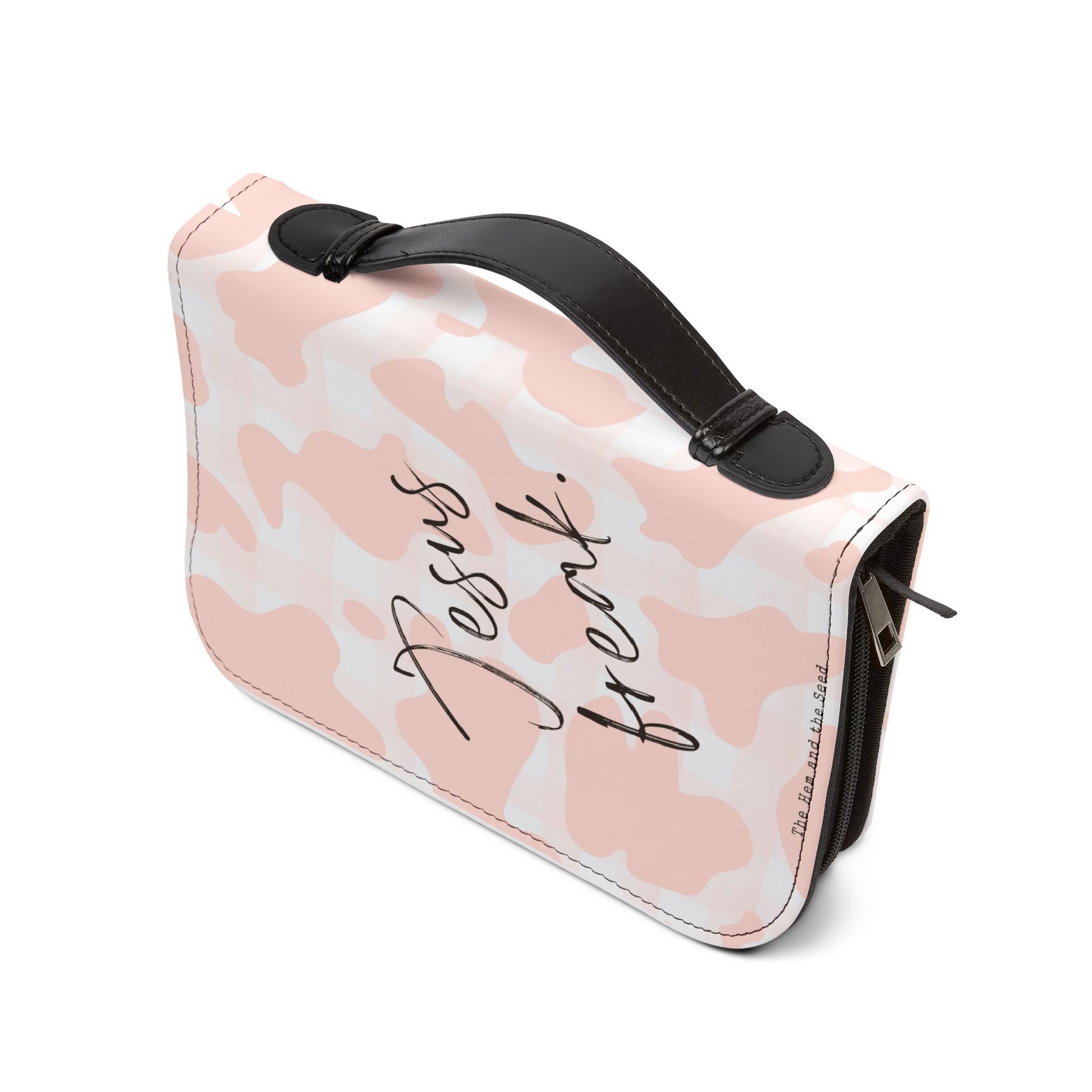 Jesus Freak Gingham Cow Print Bible Cover