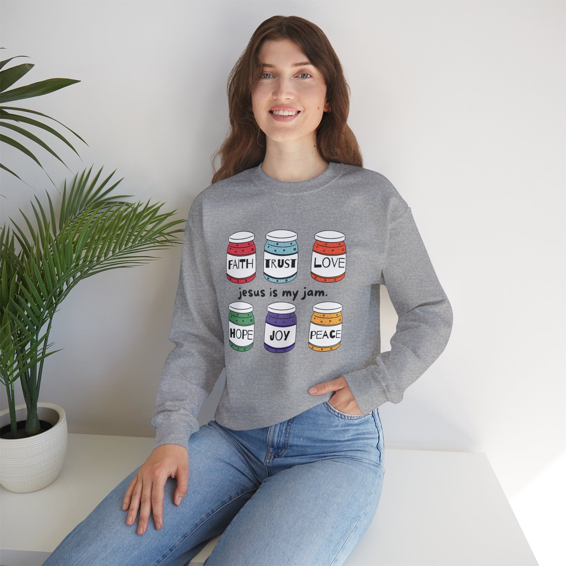 Jesus is My Jam Crew Neck Sweater