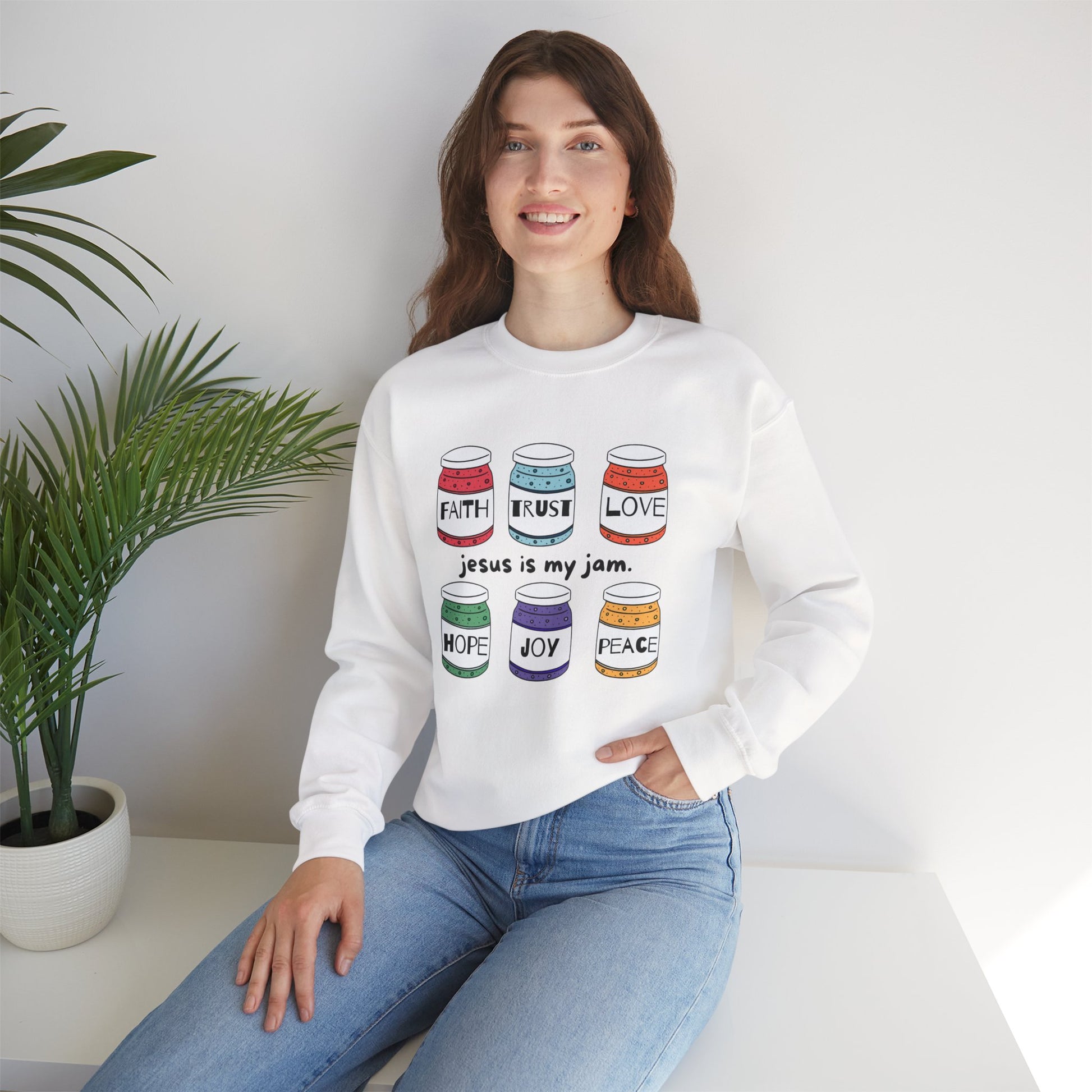 Jesus is My Jam Crew Neck Sweater