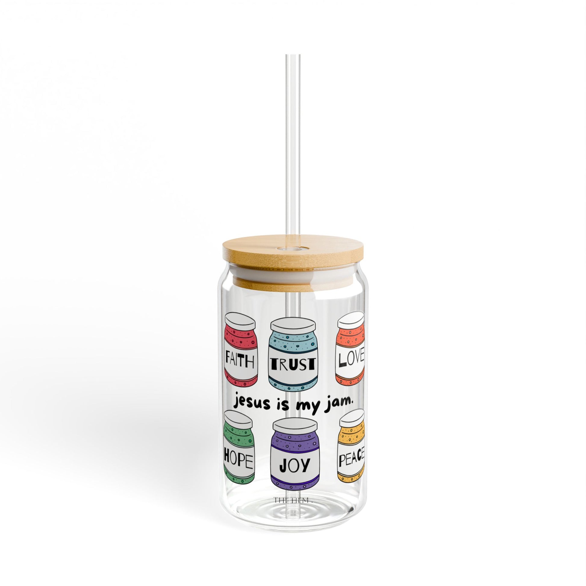 Jesus is My Jam Glass Sipper