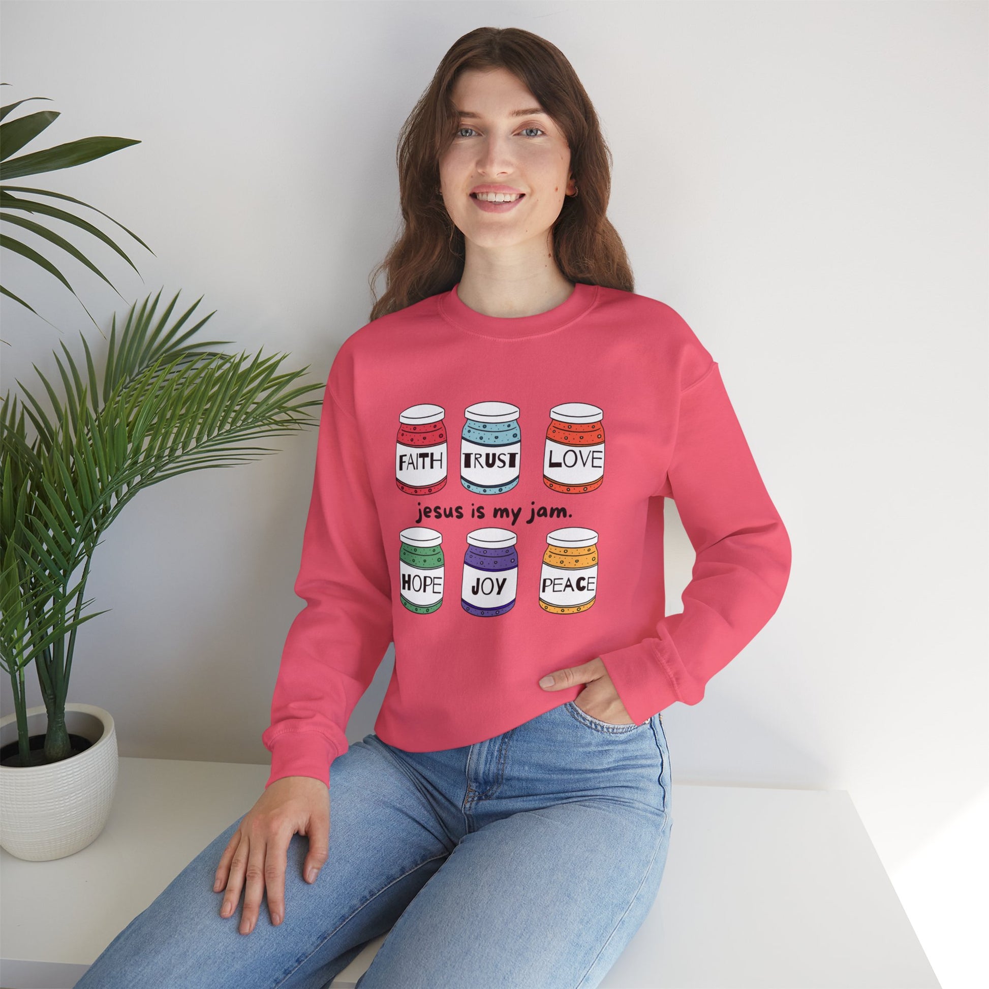 Jesus is My Jam Crew Neck Sweater