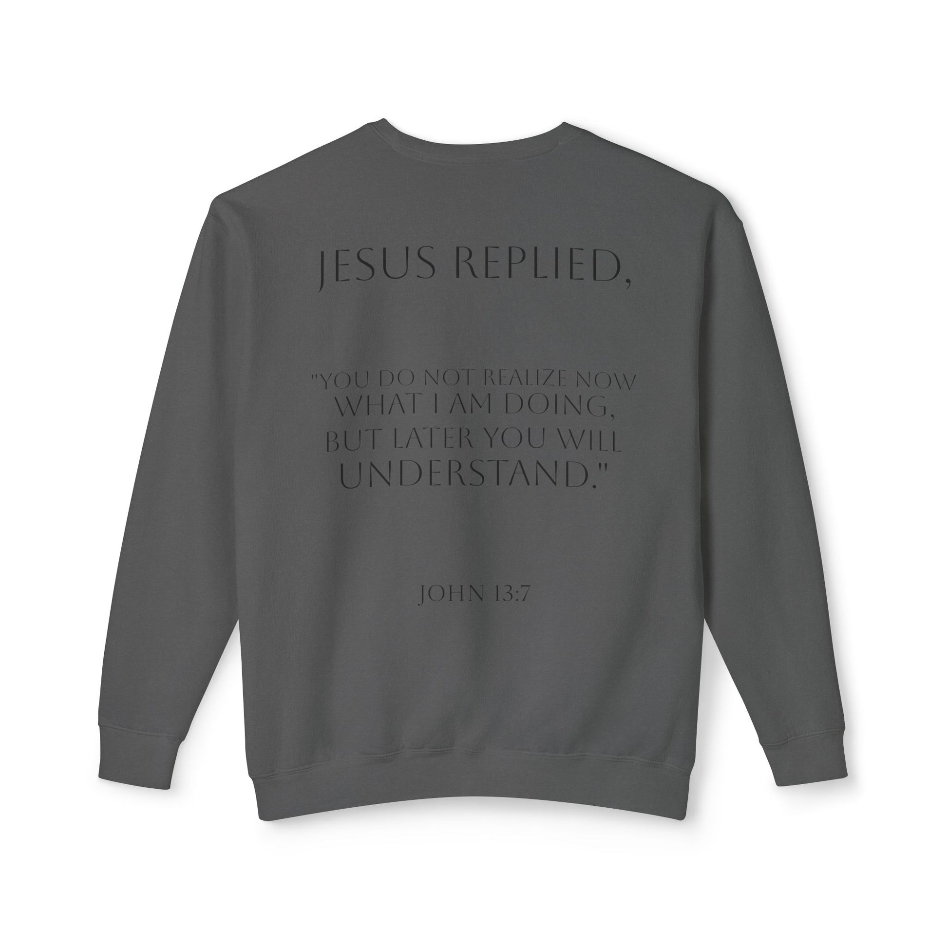 Inspirational Unisex Lightweight Crewneck Sweatshirt - Faithful Reminder, Cozy Gift, Versatile Layer, Everyday Inspirational Wear, [...]
