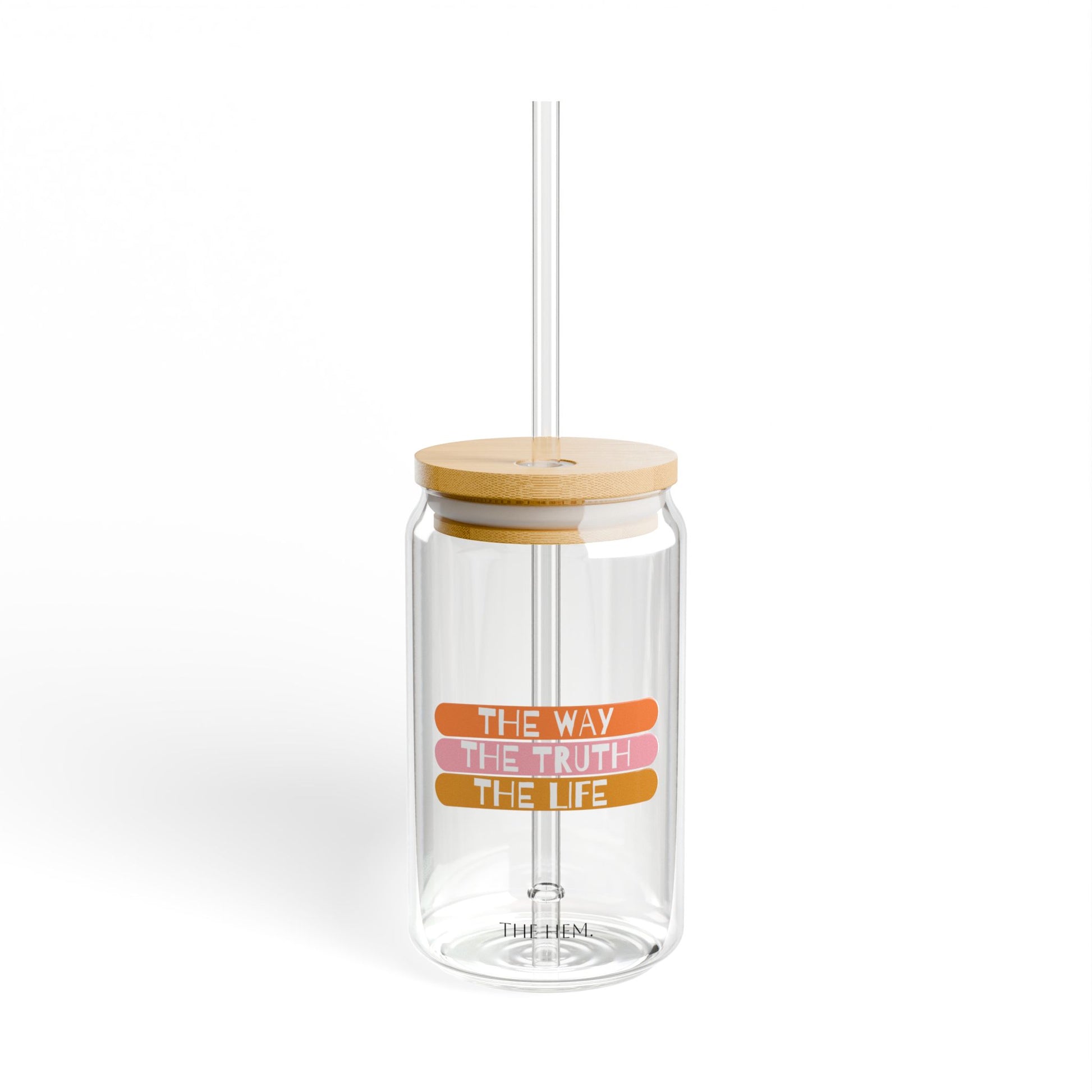 The Way, The Truth, The Life Sipper Glass 16oz