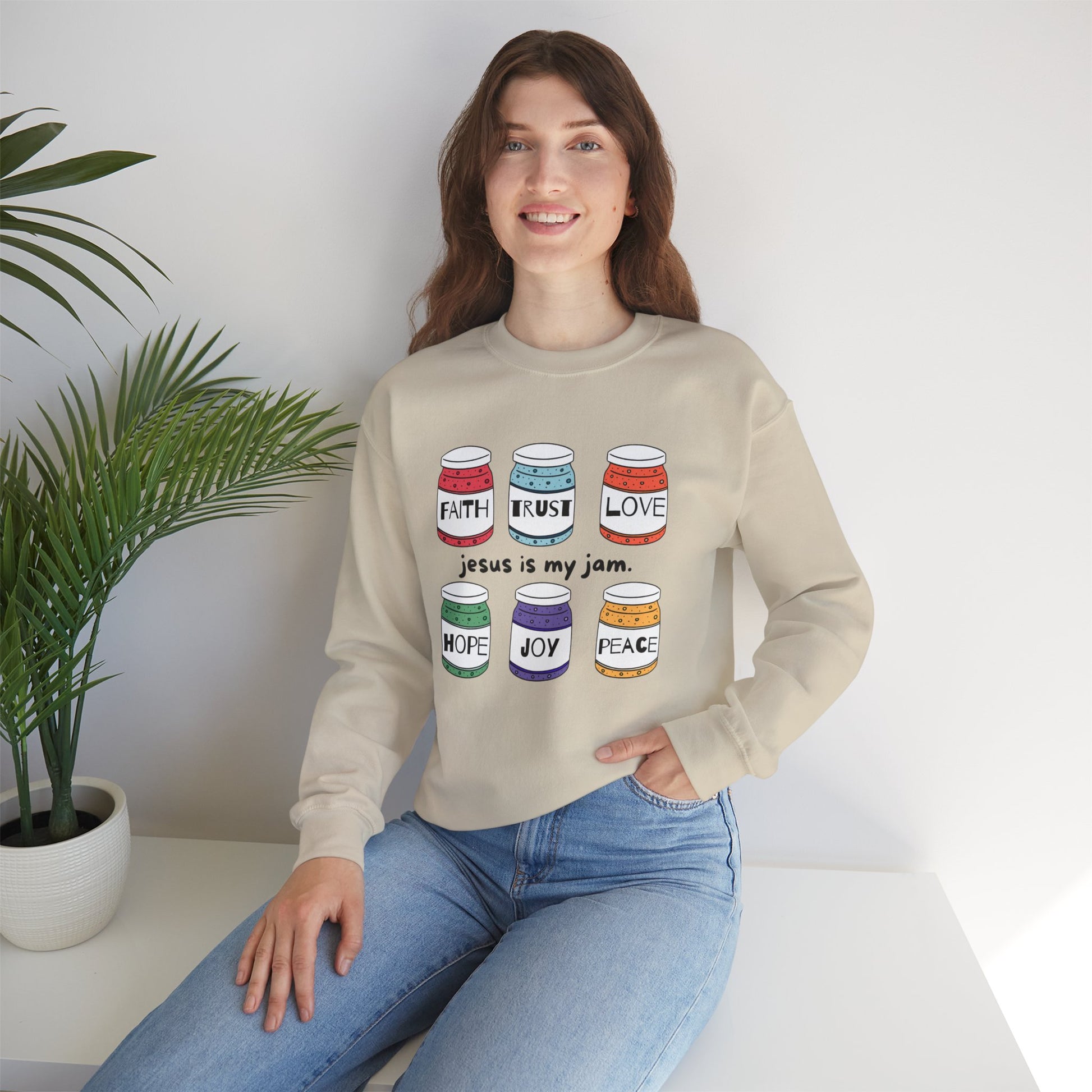 Jesus is My Jam Crew Neck Sweater