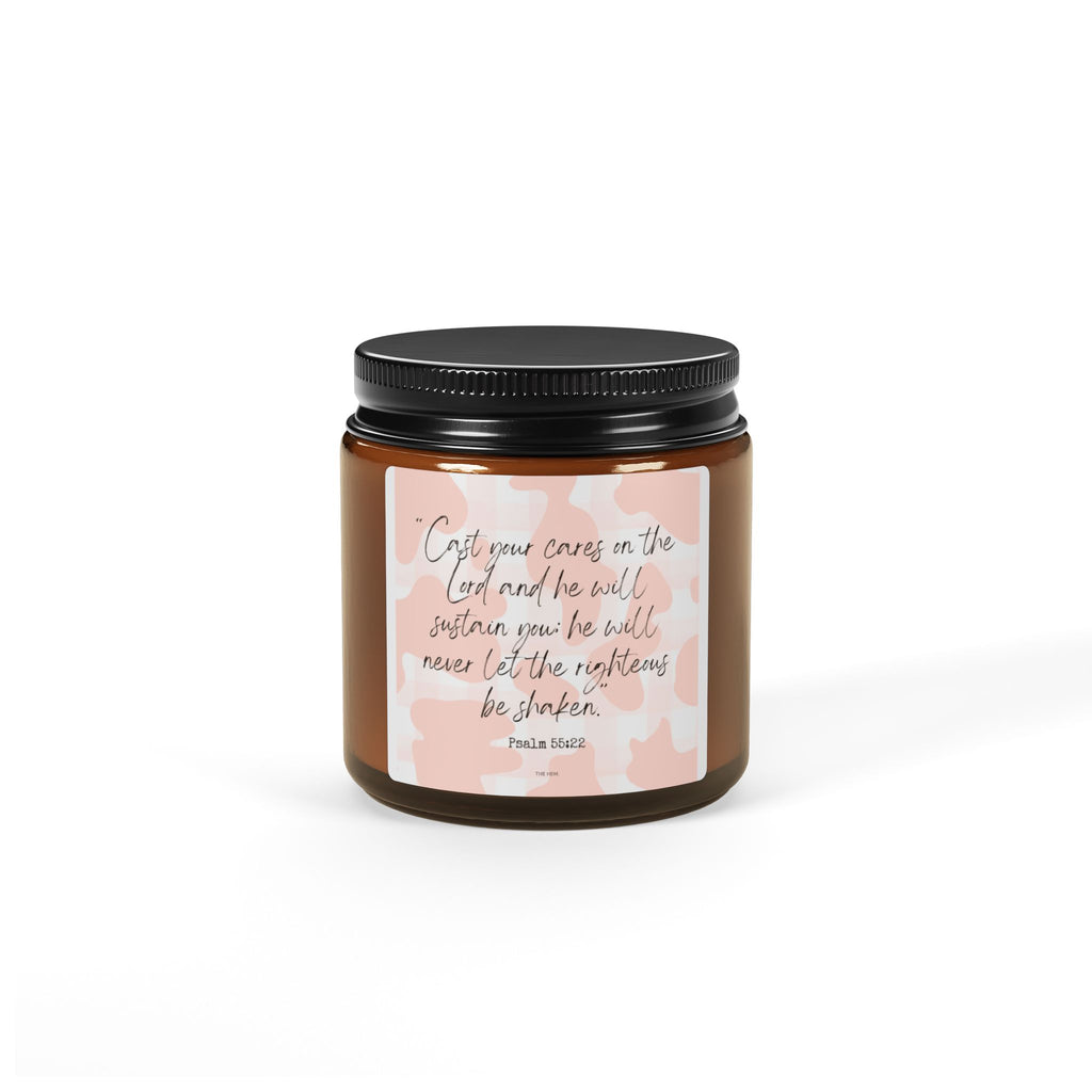 Psalm 55:22 Scented Candle