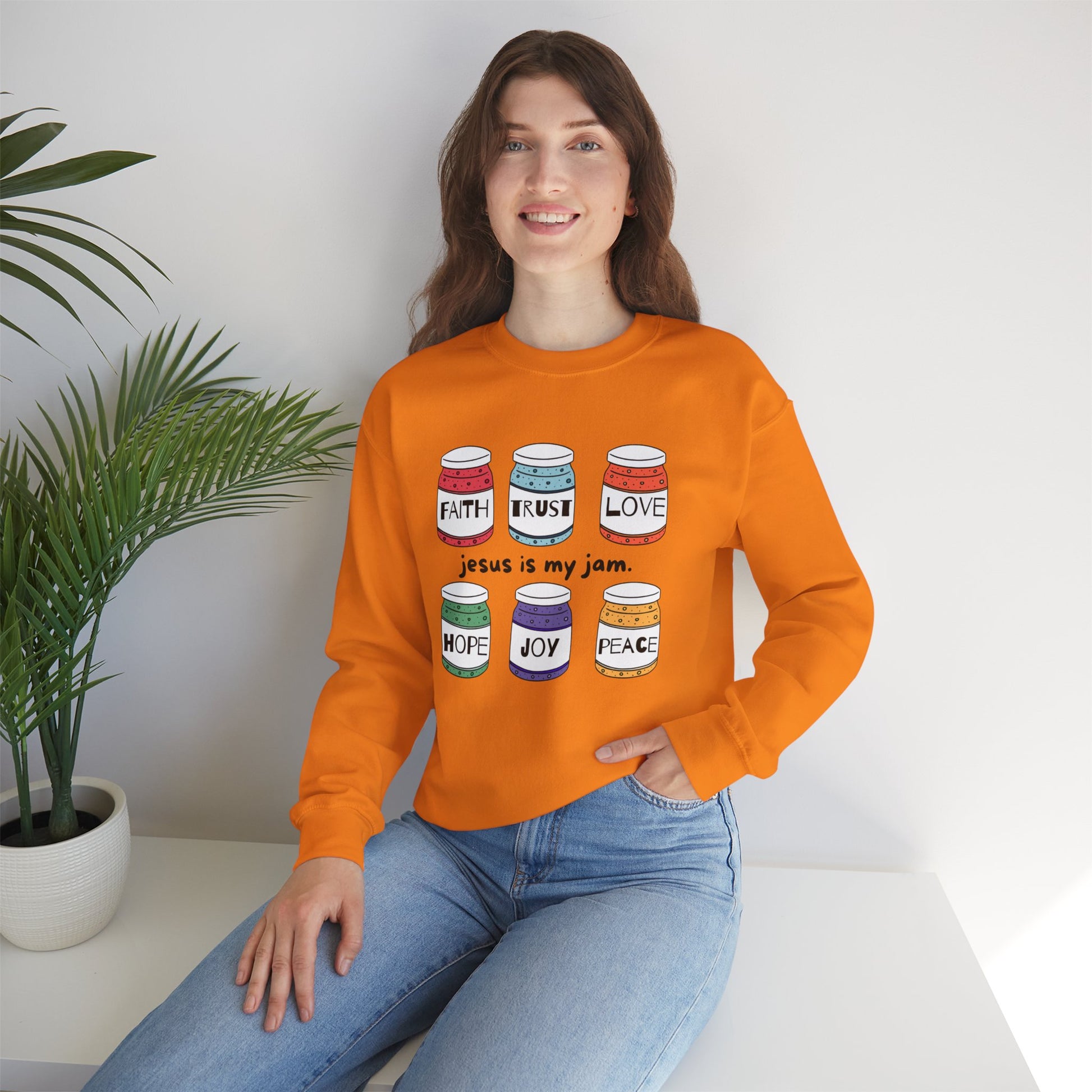 Jesus is My Jam Crew Neck Sweater