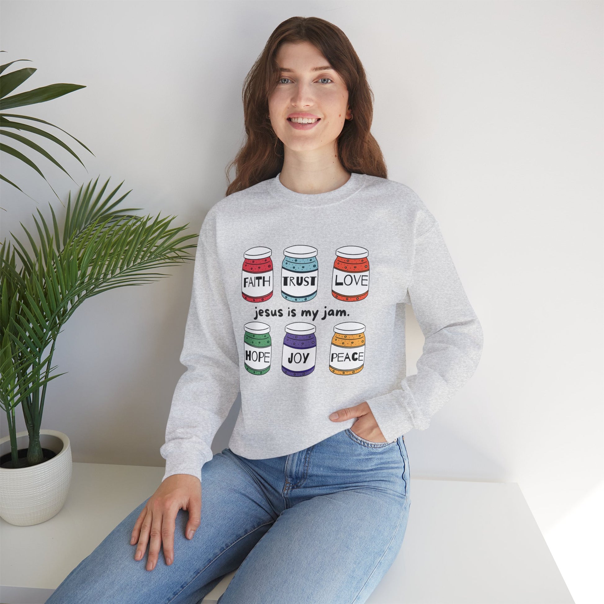 Jesus is My Jam Crew Neck Sweater