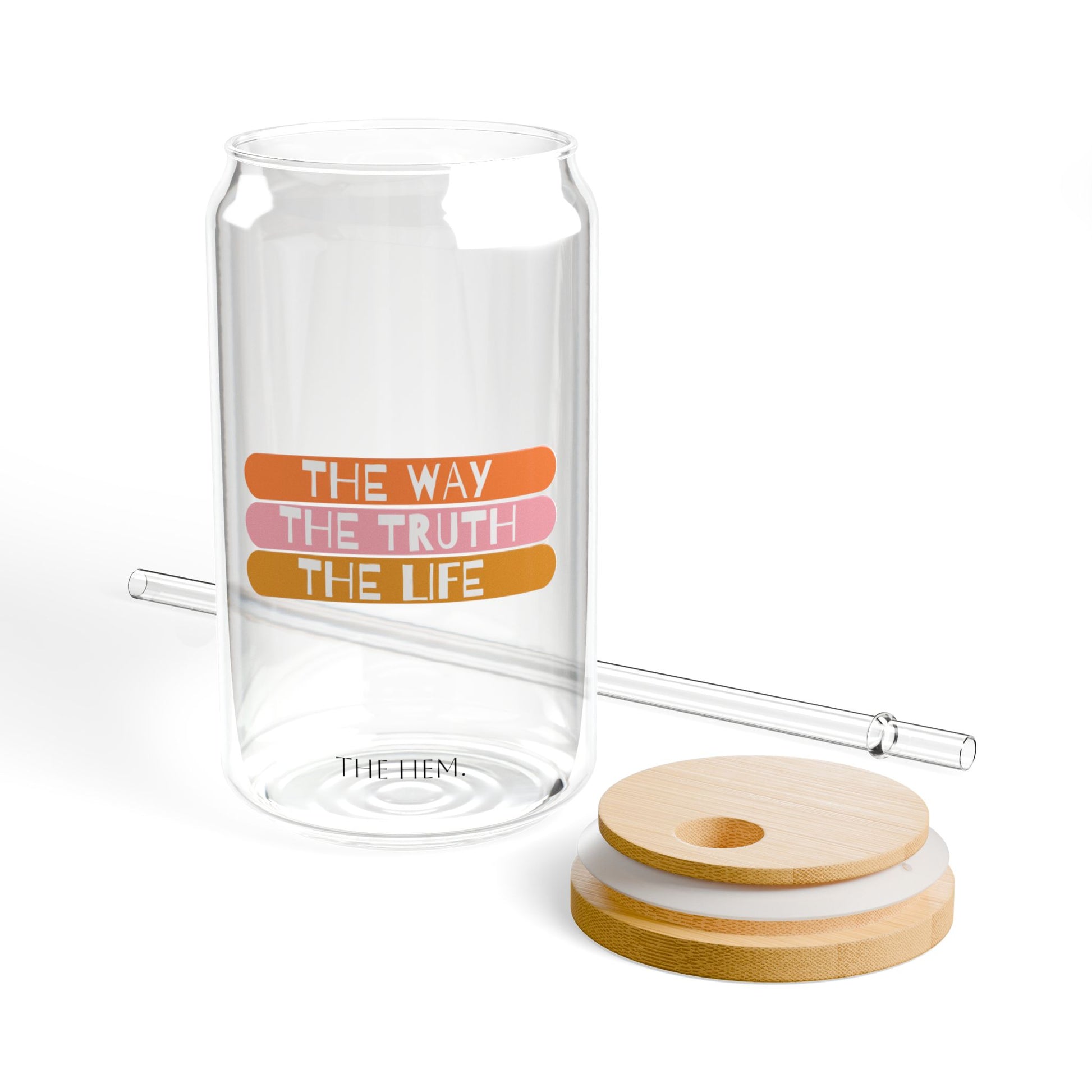 The Way, The Truth, The Life Sipper Glass 16oz