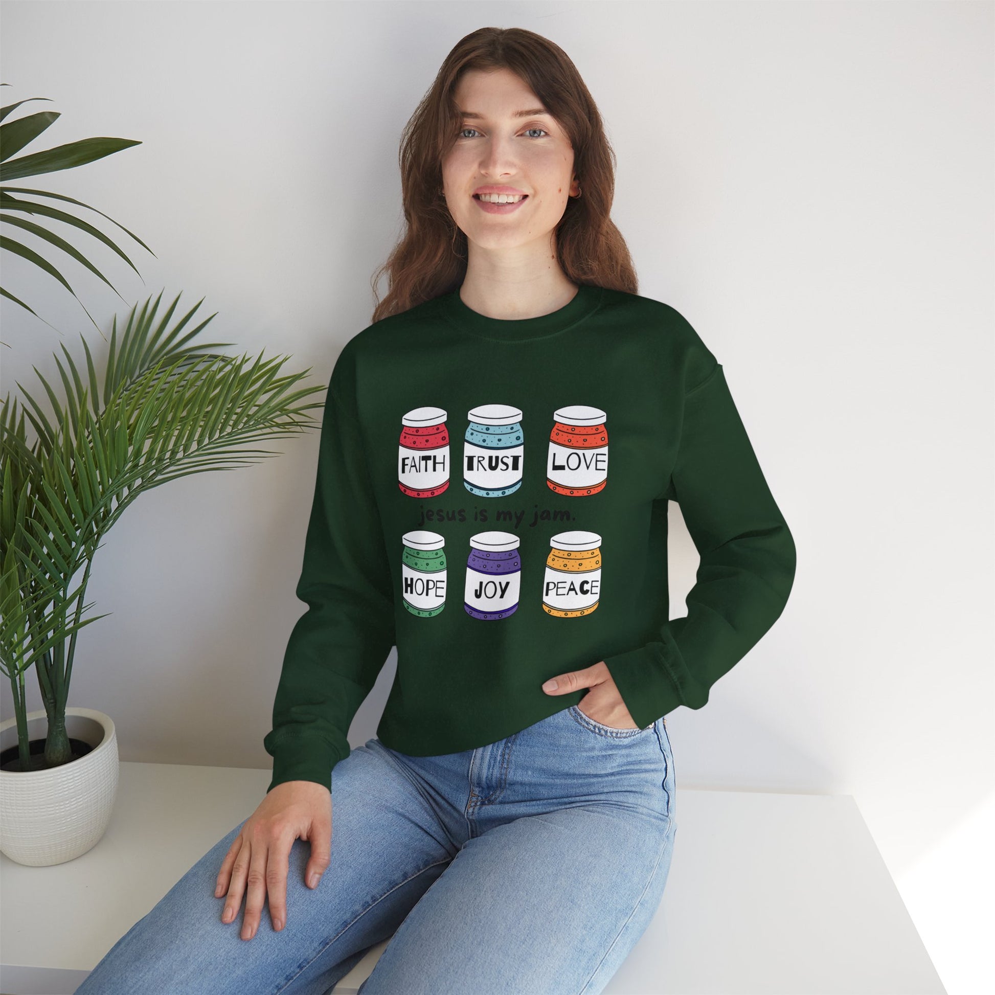 Jesus is My Jam Crew Neck Sweater