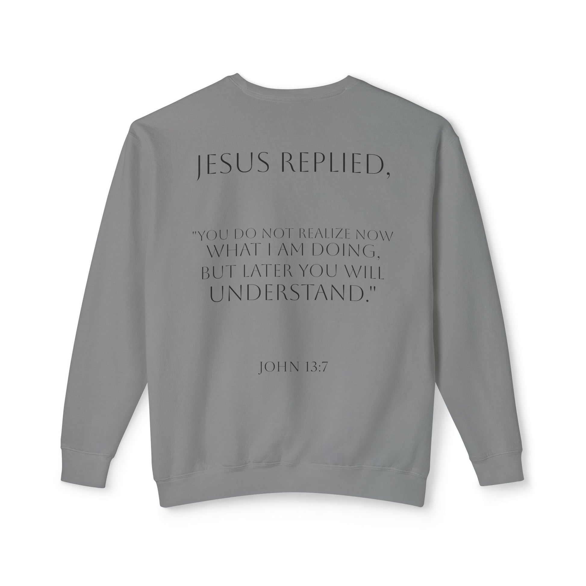 Inspirational Unisex Lightweight Crewneck Sweatshirt - Faithful Reminder, Cozy Gift, Versatile Layer, Everyday Inspirational Wear, [...]
